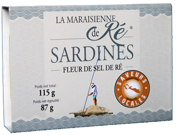 Nos sardines en boîtes aux saveurs de l'Île de Ré 